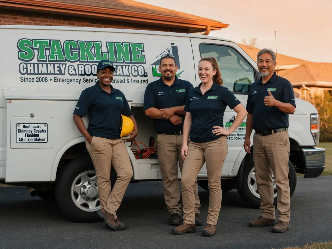 Chimney flashing repair company in Jeanerette, LA